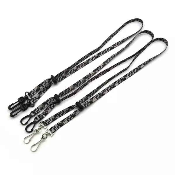 Adjustable face mask lanyard